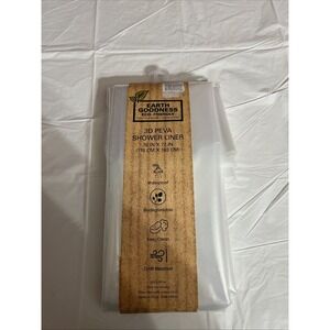 Earth Goodness Eco Friendly 3D Pecan Shower Liner 70inx72in